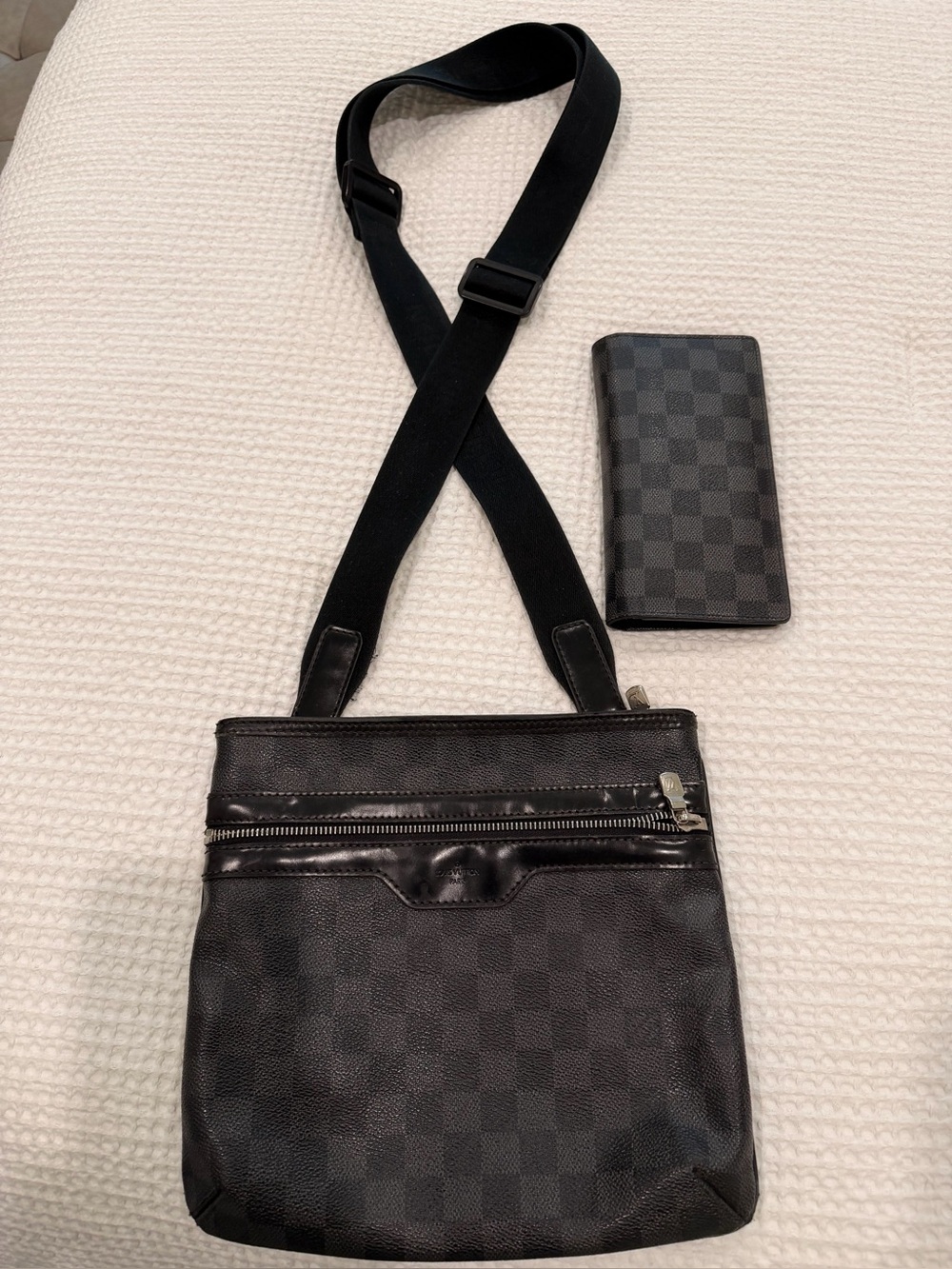 Louis Vuitton Black Damier Crossbody Bag